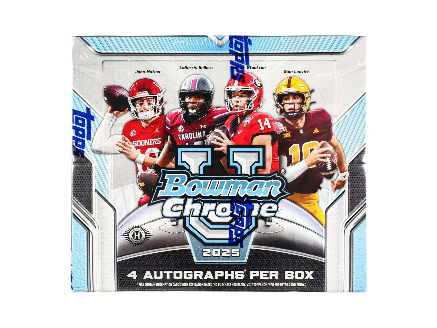 2025 Bowman University Chrome Football Jumbo Box