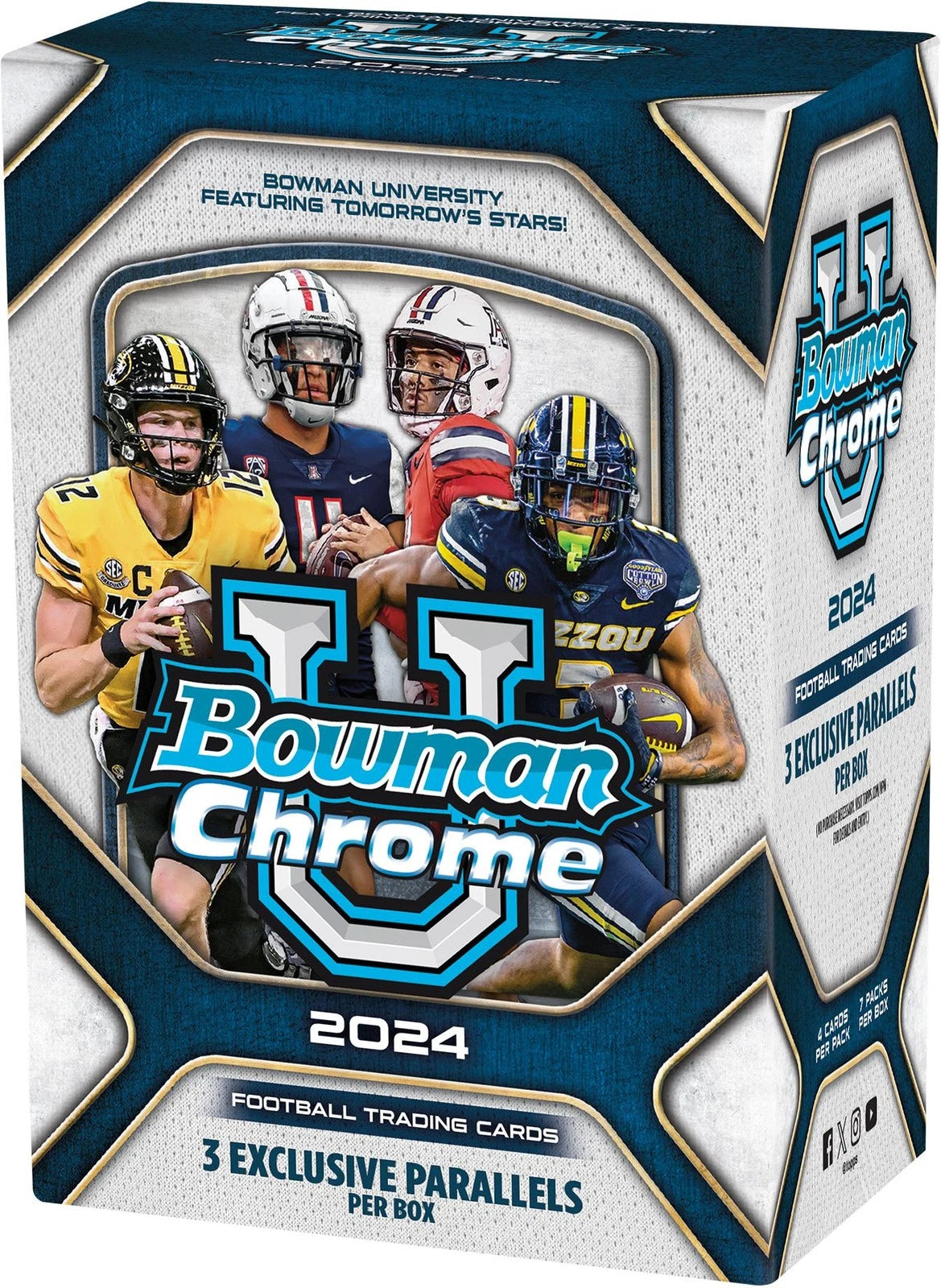 2024 Bowman Chrome University Football Blaster Box