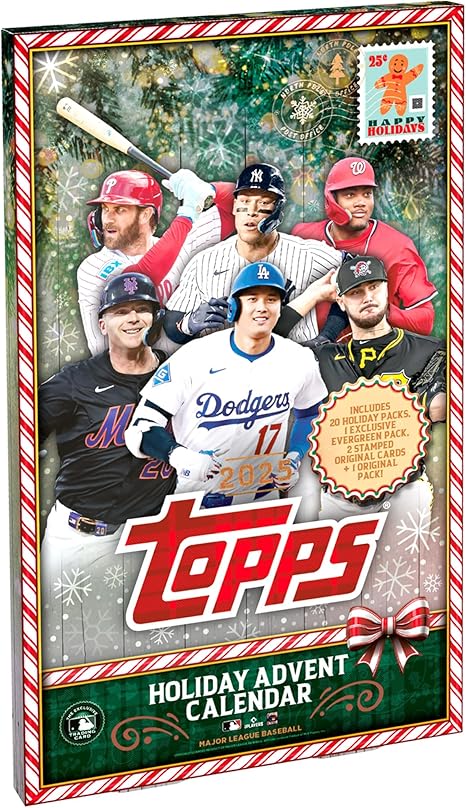2025 Topps Holiday Baseball Advent Calendar