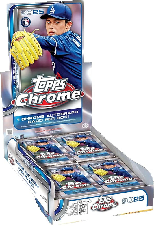 2025 Topps Chrome Baseball Hobby Box