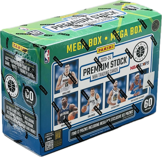 PANINI 2023-24 NBA Premium Stock Basketball Trading Cards Mega Box