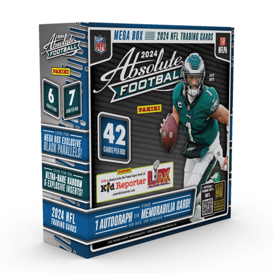 2024 Absolute Football NFL Trading Cards Mega Box