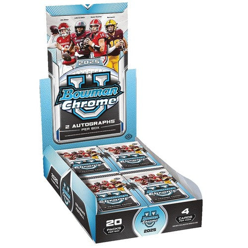 2025 Bowman University Chrome Football Hobby Box